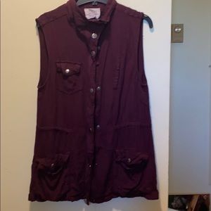 Button up vest
